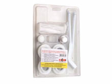 1/2" with fasteners